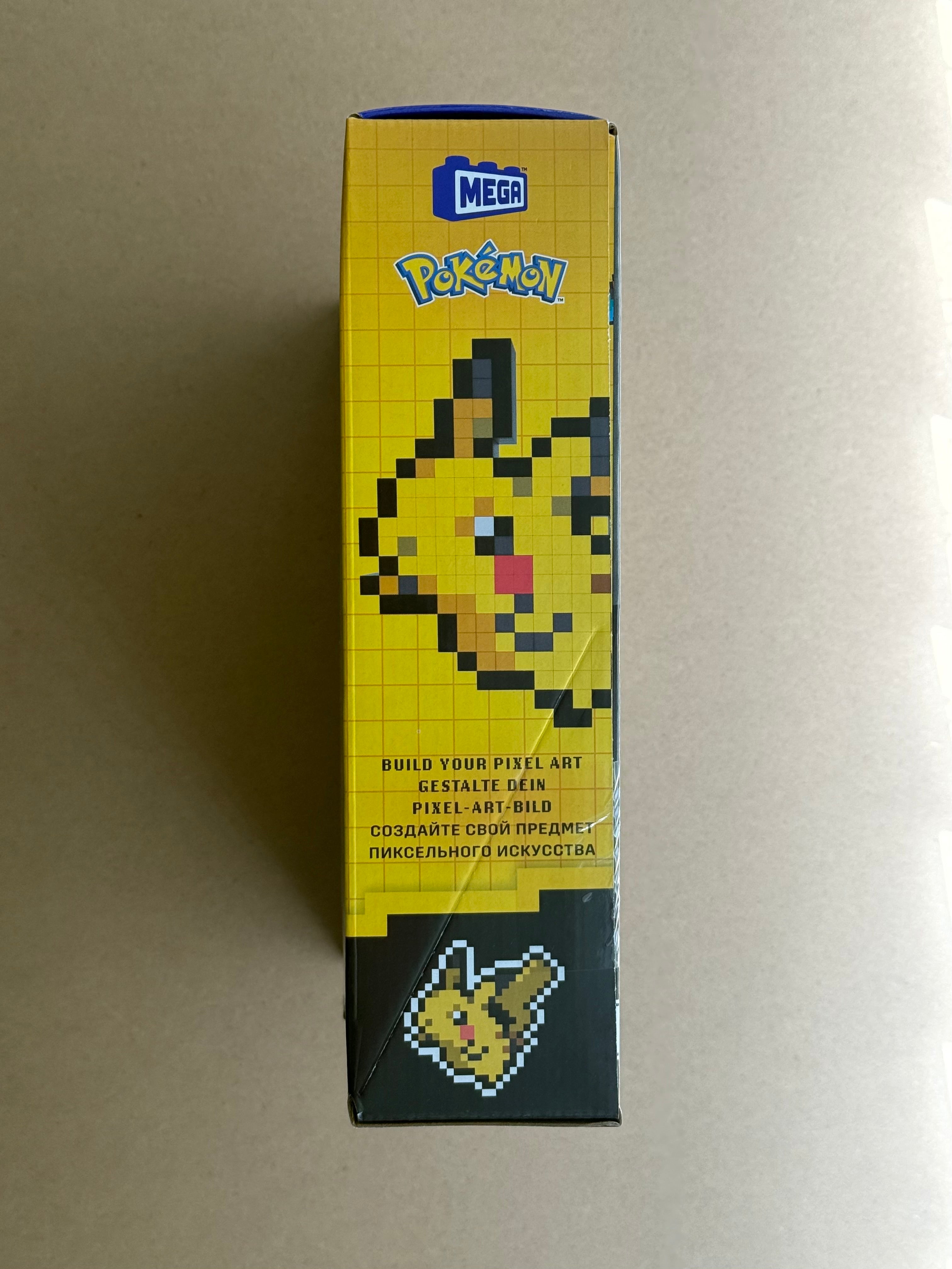 Mega Pokémon Pikachu Pixel Art Construction Set - 400 Pieces