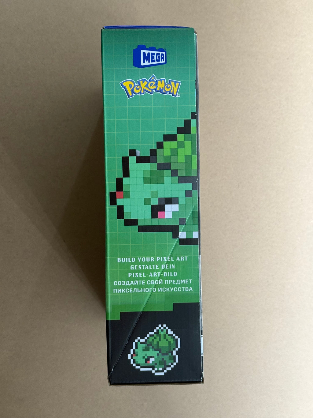 Mega Pokémon Bulbasaur Pixel Art Construction Set - 374 Pieces