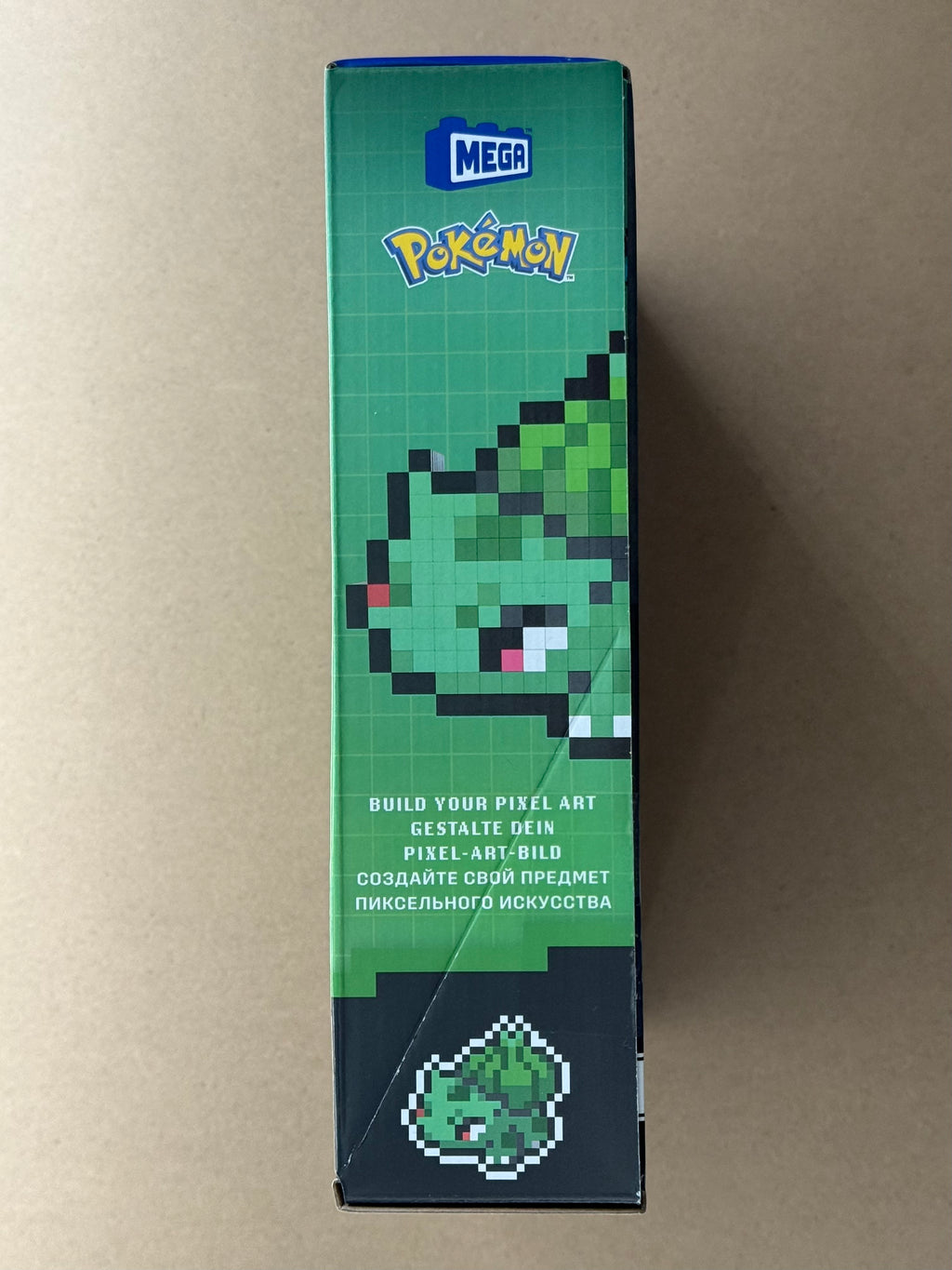 Mega Pokémon Bulbasaur Pixel Art Construction Set - 374 Pieces