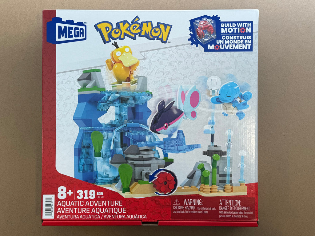 Mega Pokémon Aquatic Adventure Construction Set - 319 Pieces
