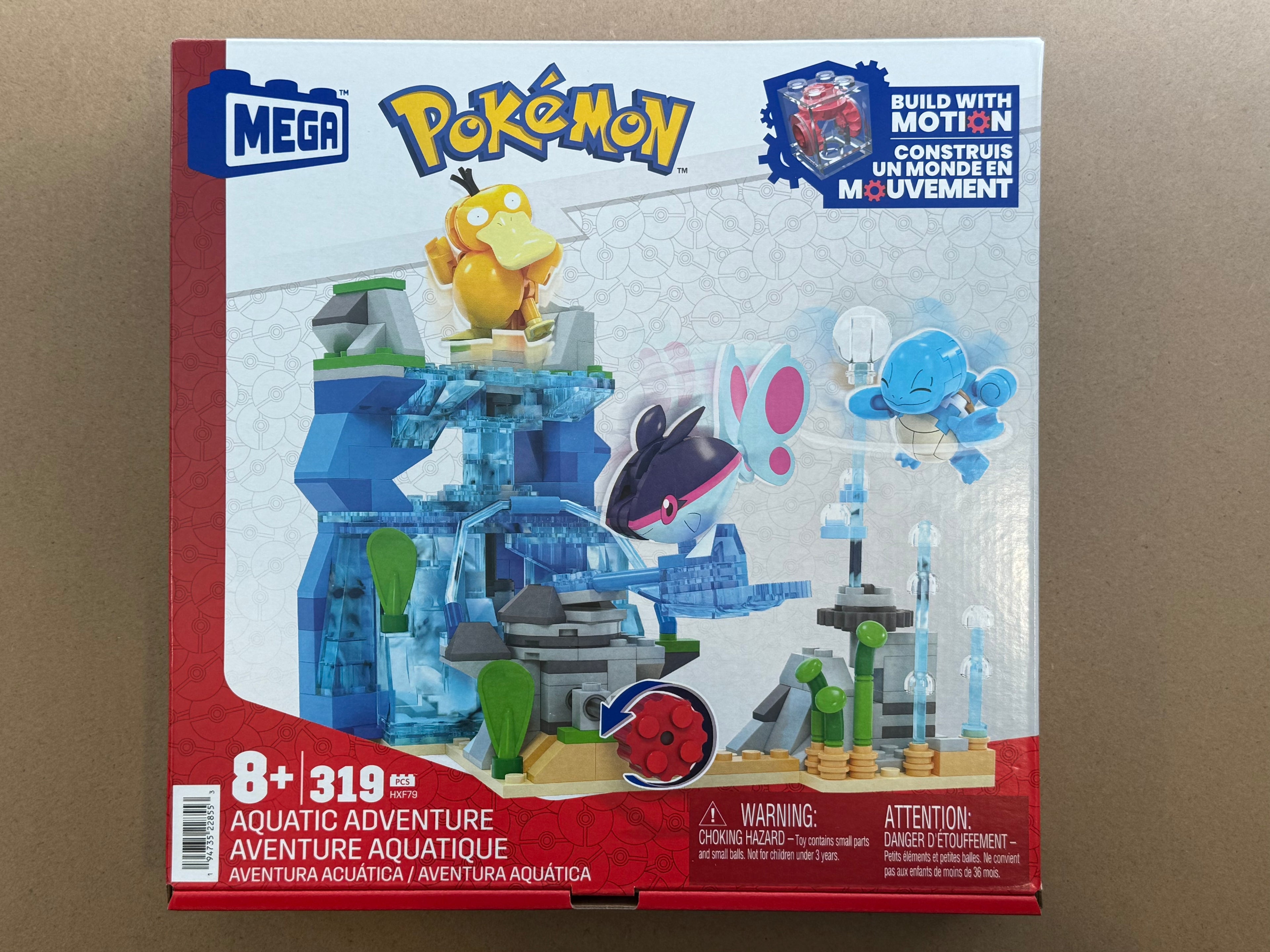 Mega Pokémon Aquatic Adventure Construction Set - 319 Pieces