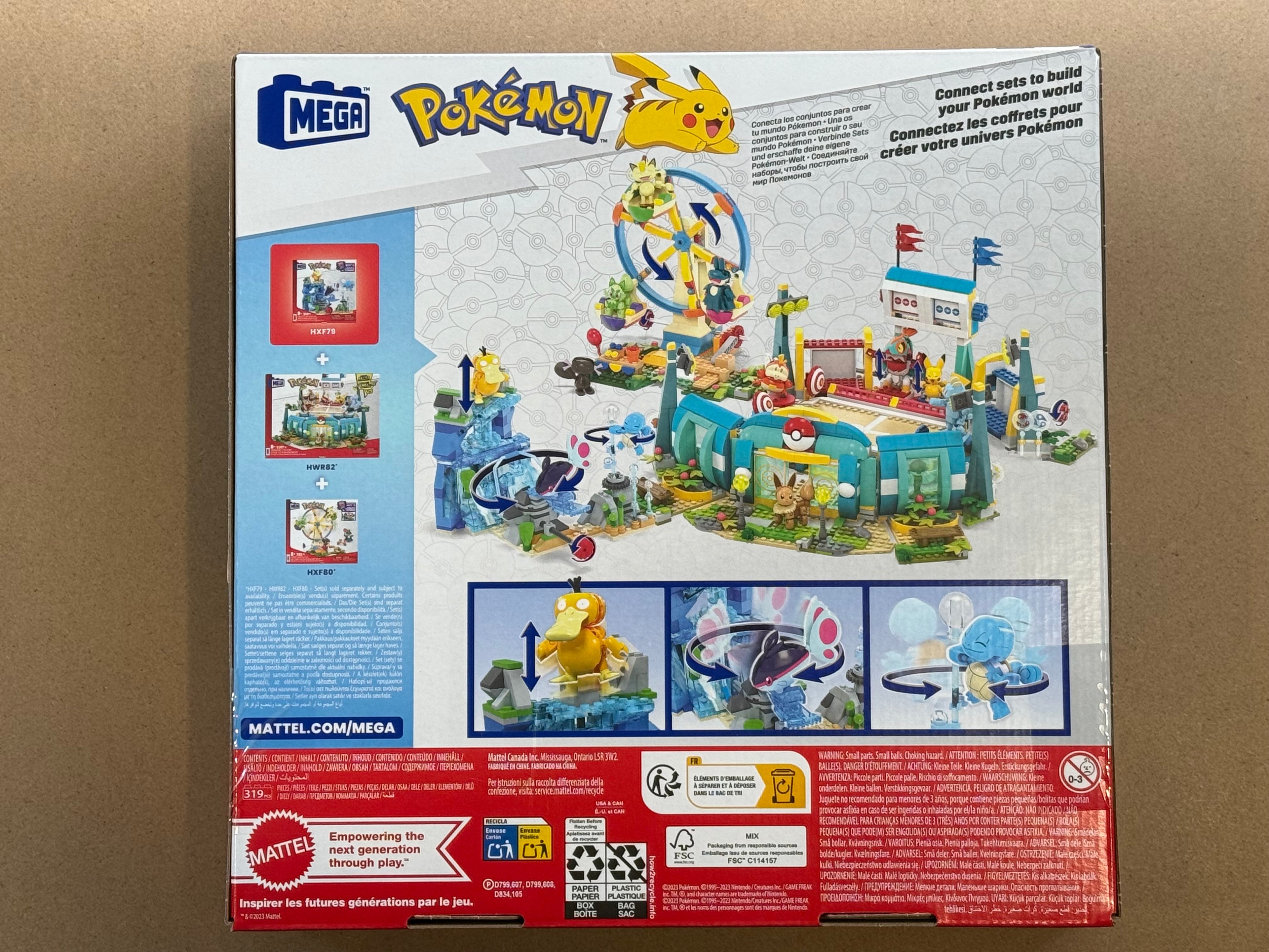 Mega Pokémon Aquatic Adventure Construction Set - 319 Pieces