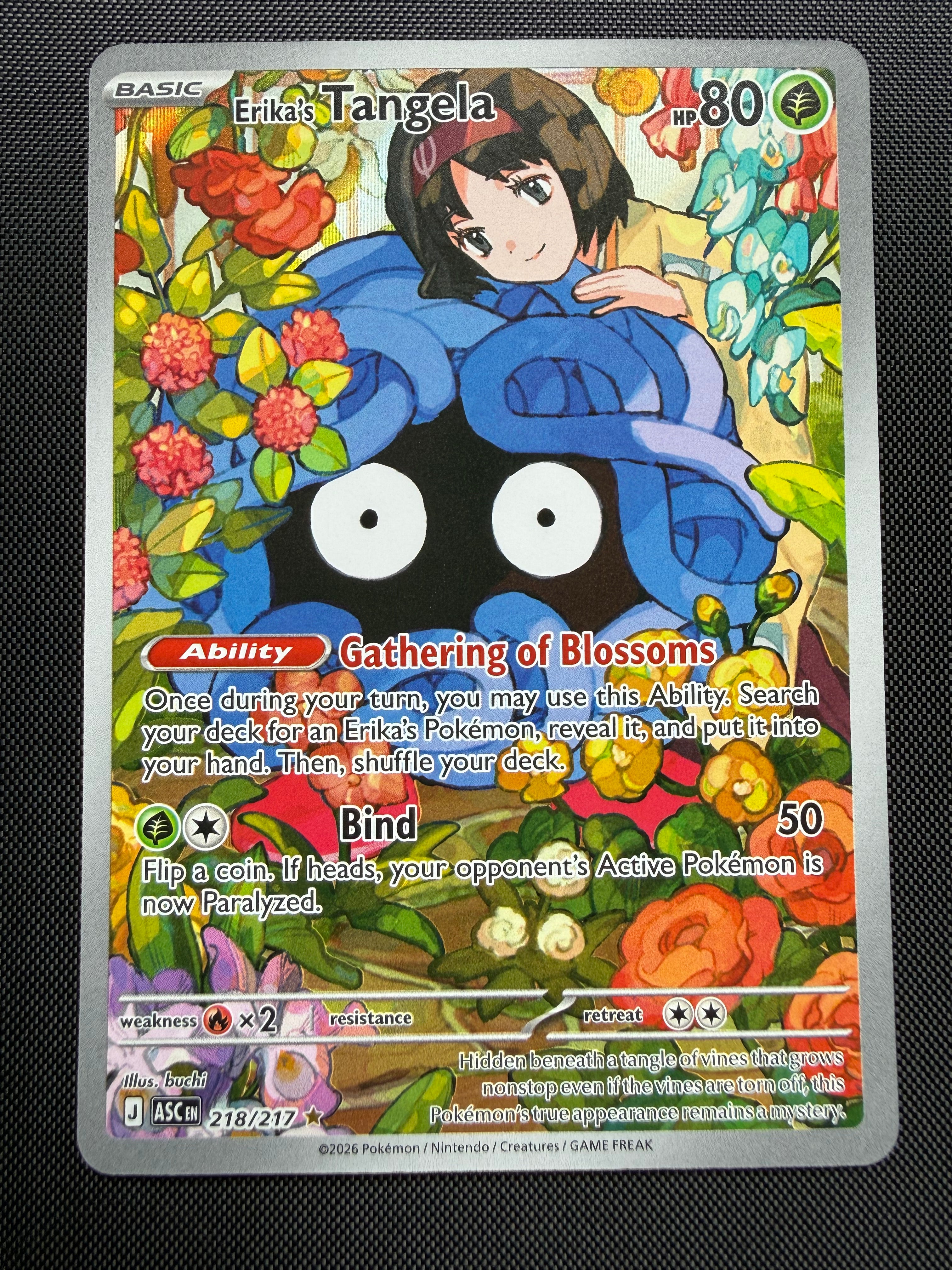 Erika’s Tangela 218/217 - Ascended Heroes - Near Mint Pokémon Card Single