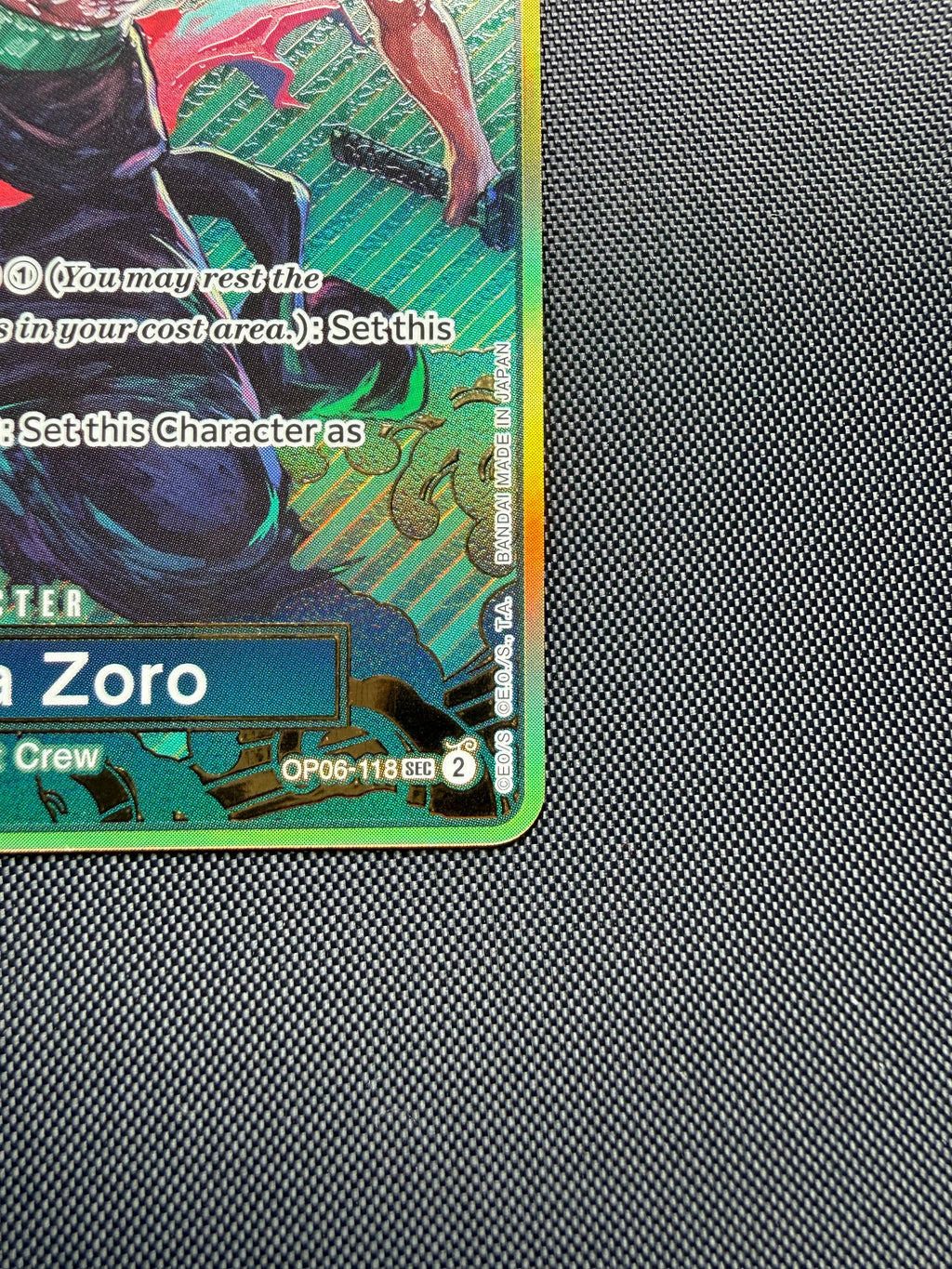 Roronoa Zoro OP06-118 - 2nd Anniversary - One Piece Card Single