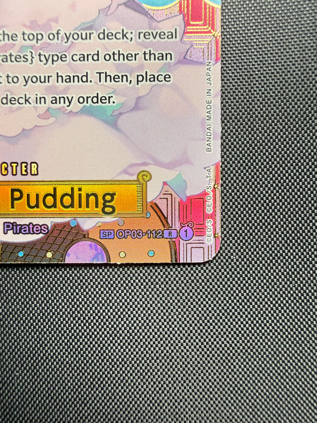 Charlotte Pudding OP03-112 - Alternate Art - Pillars of Strength - Excellent One Piece Card Single