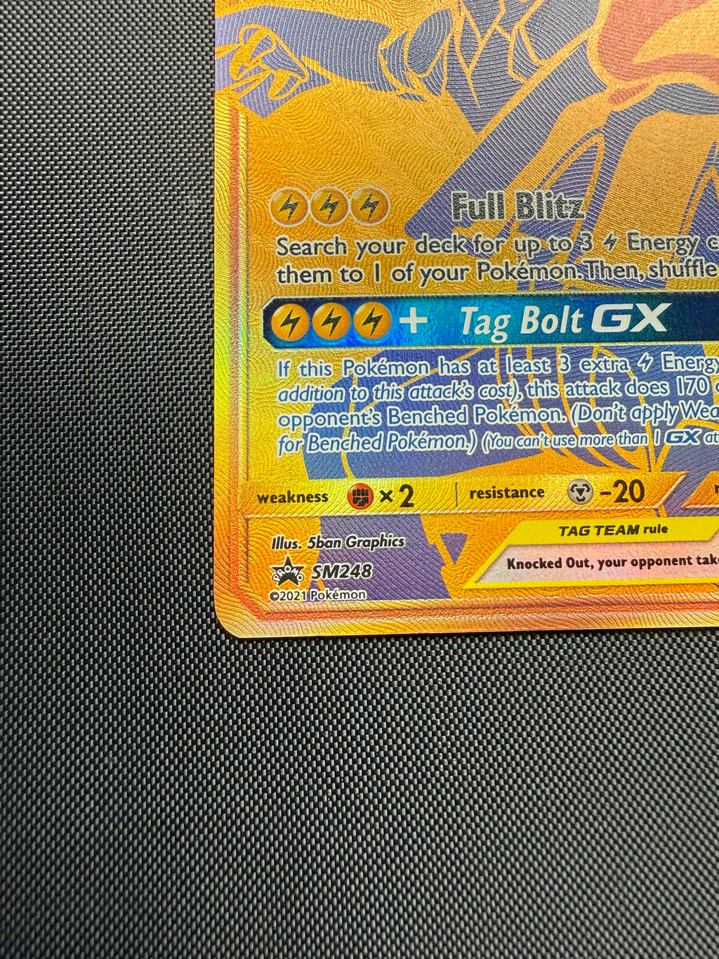 Pikachu & Zekrom GX SM248 - Promo - Excellent Pokémon Card Single