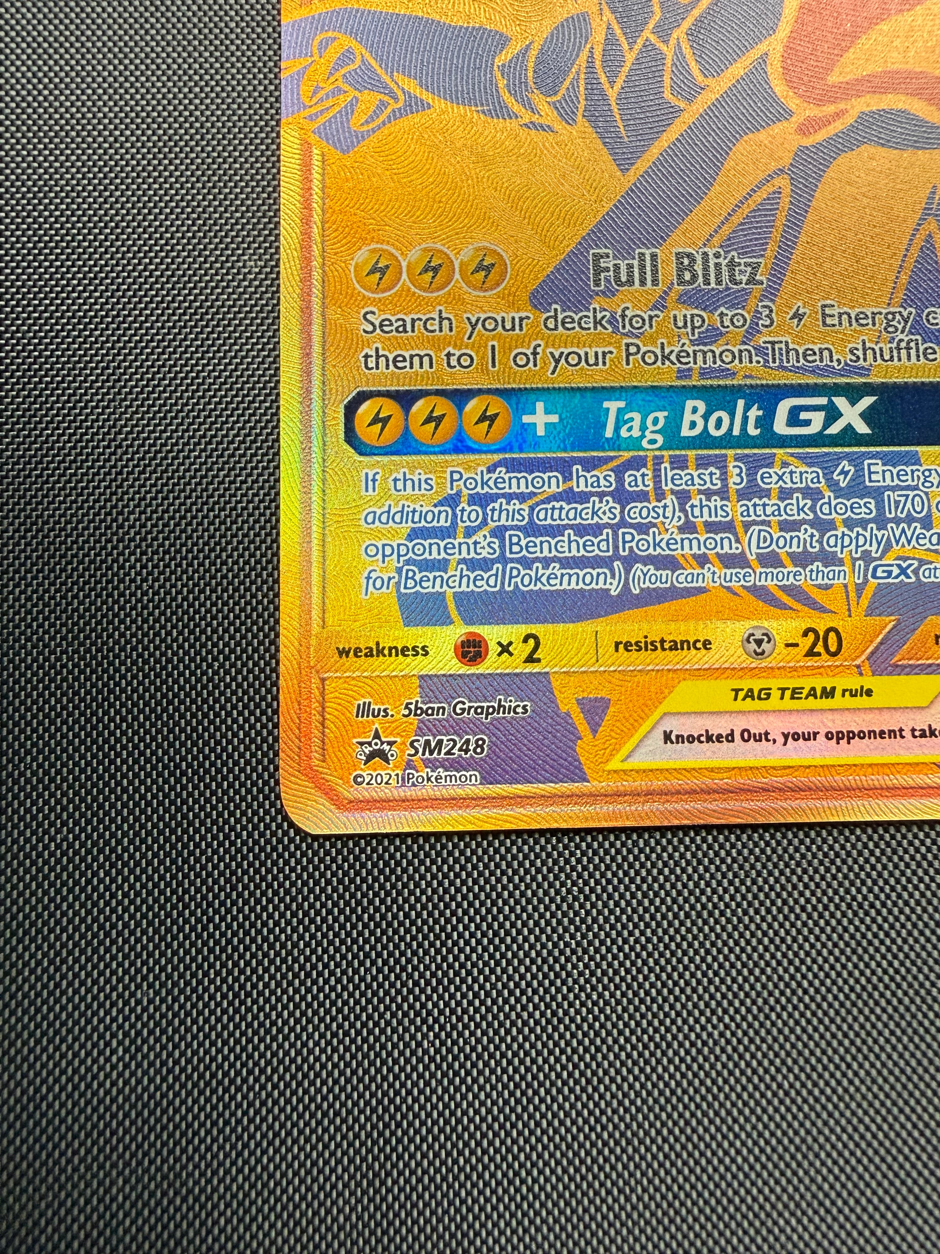 Pikachu & Zekrom GX SM248 - Promo - Excellent Pokémon Card Single