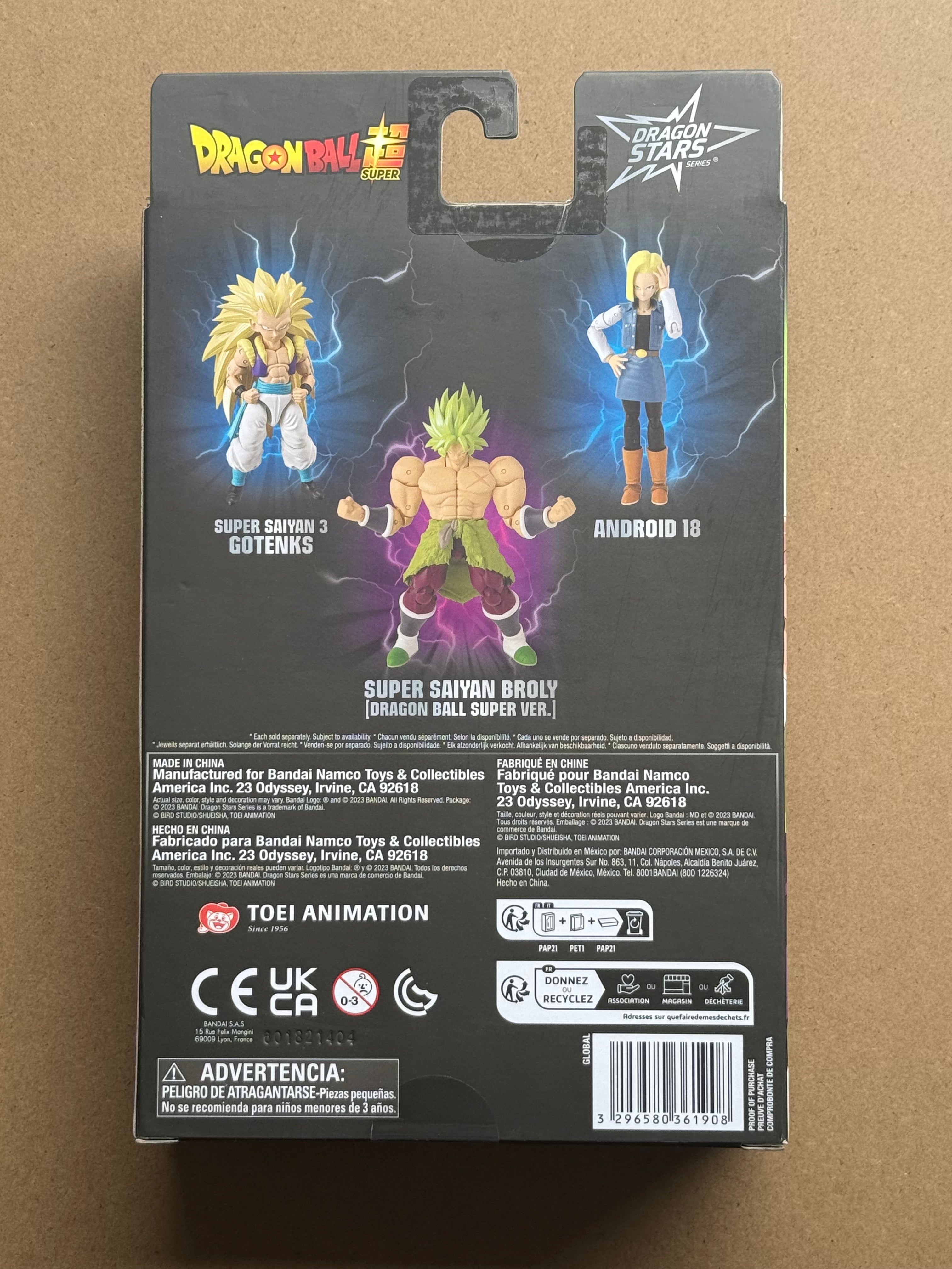 Dragon Ball Super Dragon Stars Super Saiyan Broly (Dragon Ball Super Ver.) Action Figure