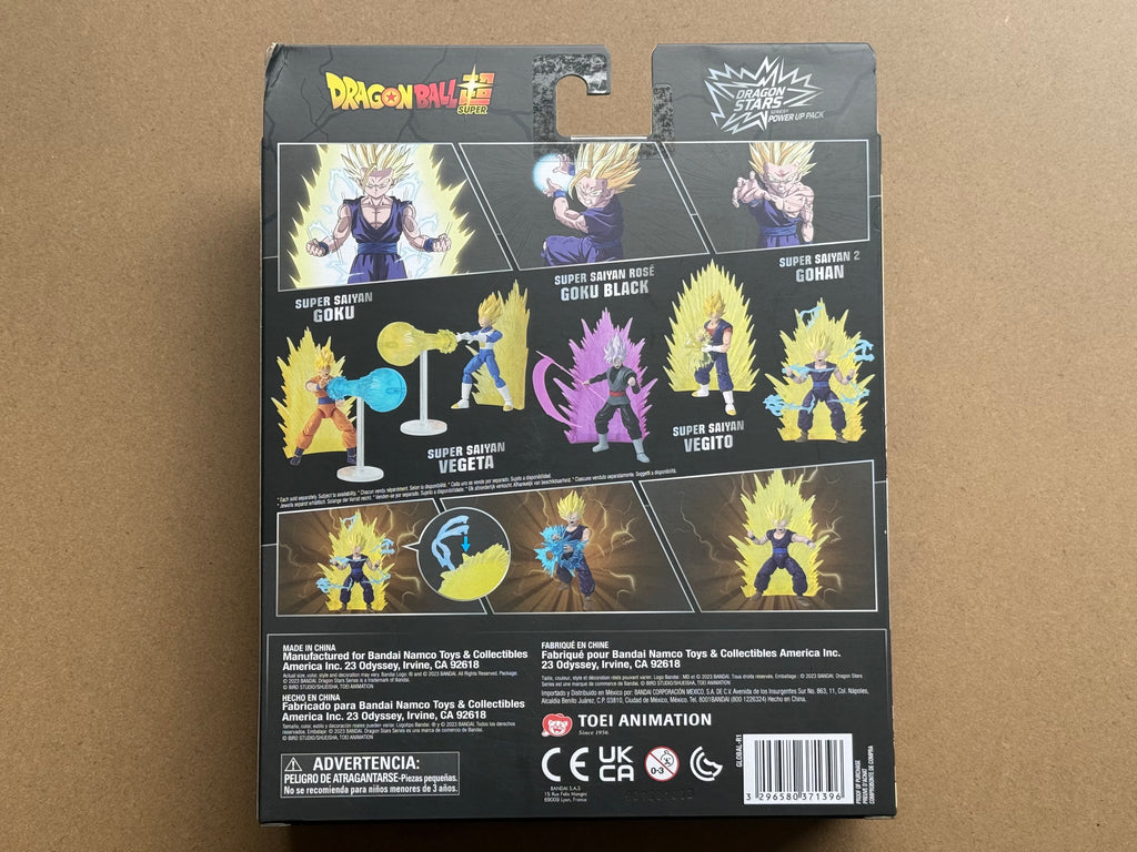 Dragon Ball Super Dragon Stars Super Saiyan 2 Gohan Power Pack Action Figure