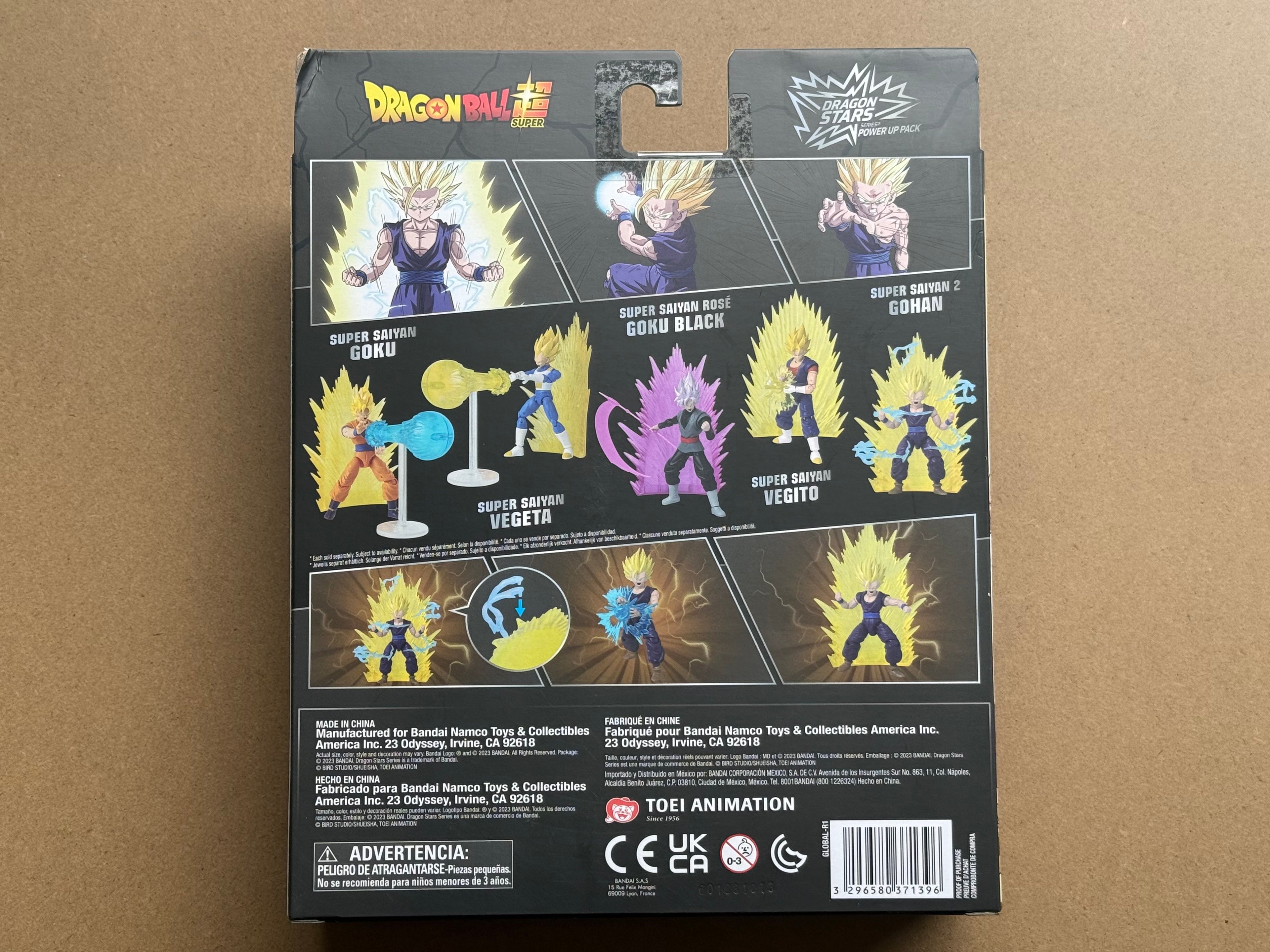 Dragon Ball Super Dragon Stars Super Saiyan 2 Gohan Power Pack Action Figure