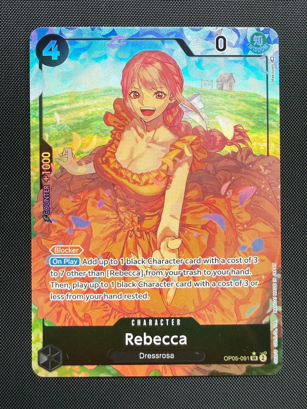 Rebecca OP05-091 - Alternate Art - Awakening of the New Era - Lightly Played One Piece Card Single