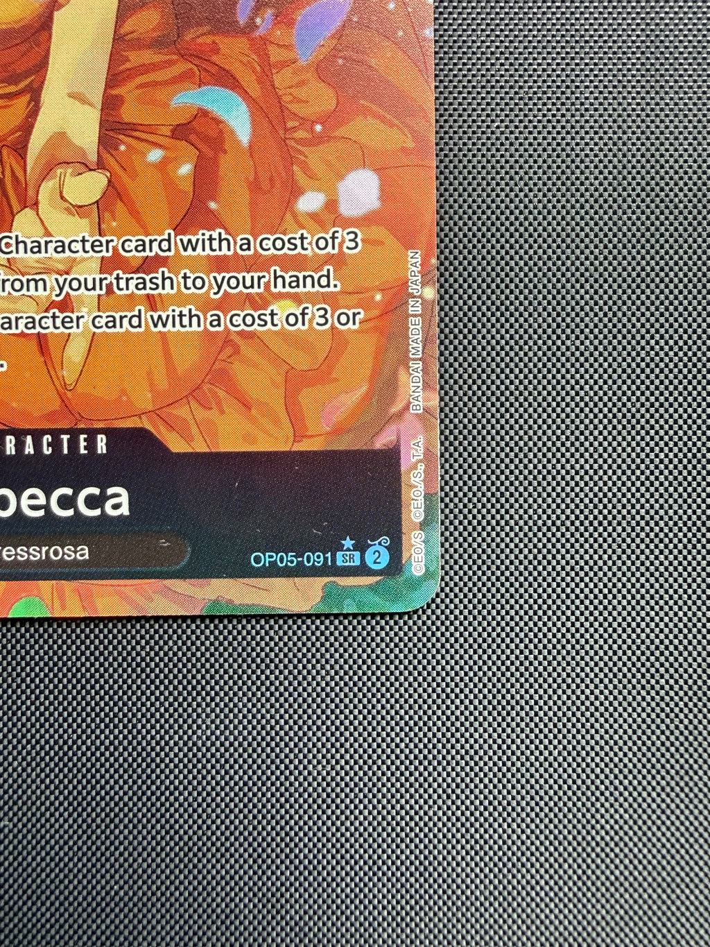 Rebecca OP05-091 - Alternate Art - Awakening of the New Era - Lightly Played One Piece Card Single