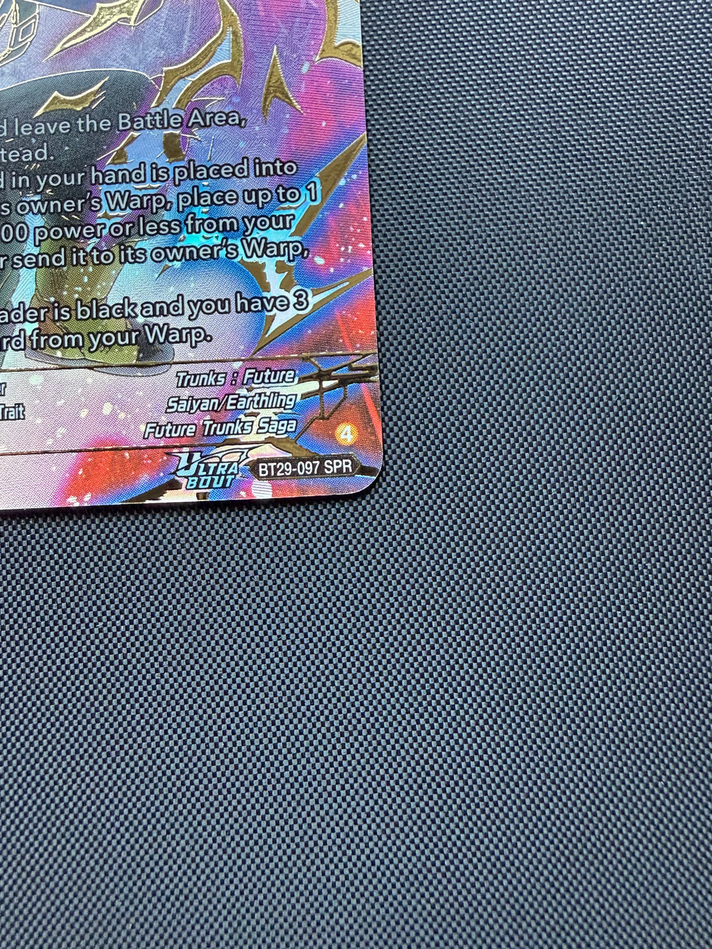 SS2 Trunks, Pursuit BT29-097 SPR - Fearsome Rivals - Near Mint Dragon Ball Card Single