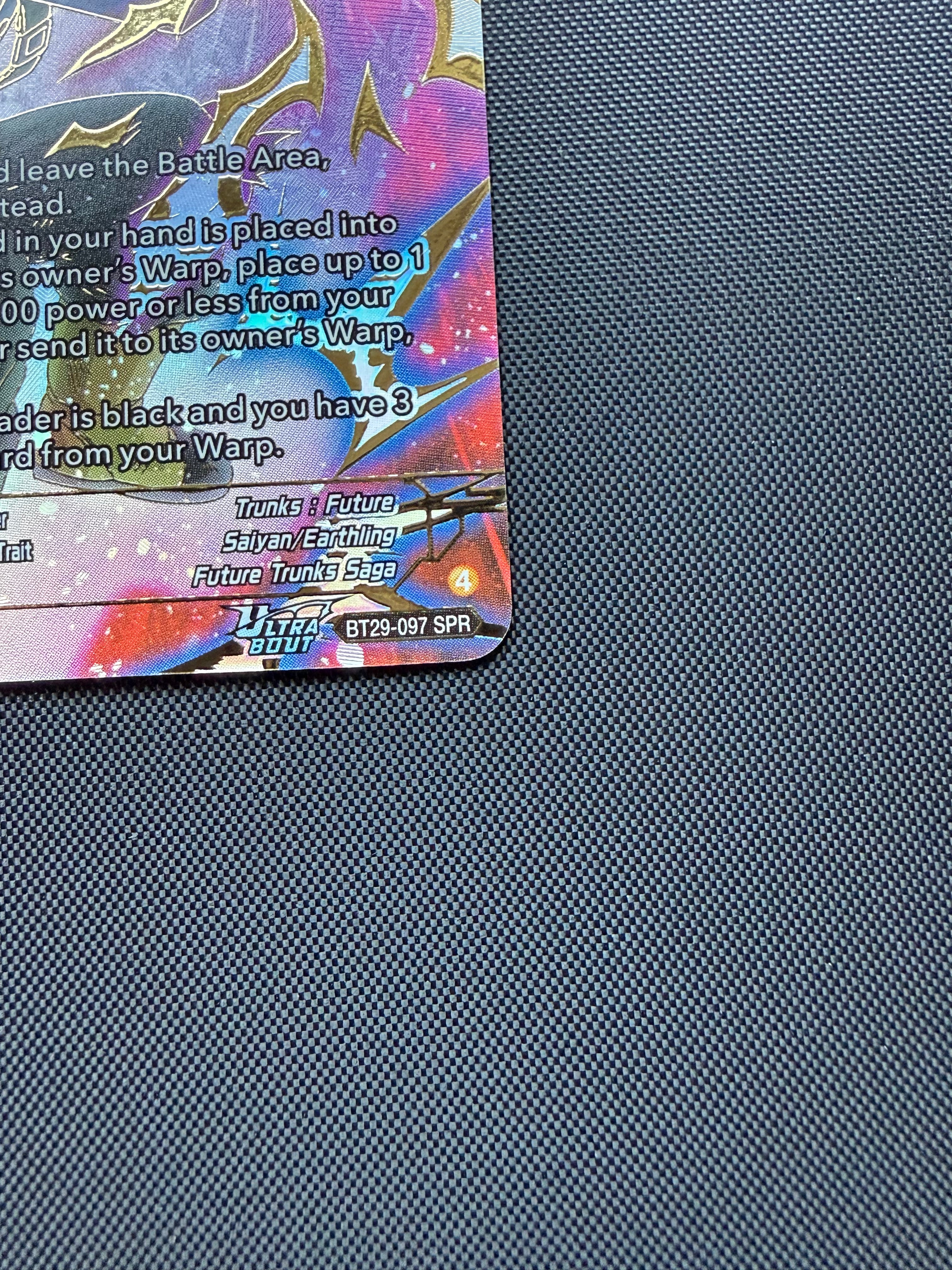 SS2 Trunks, Pursuit BT29-097 SPR - Fearsome Rivals - Near Mint Dragon Ball Card Single