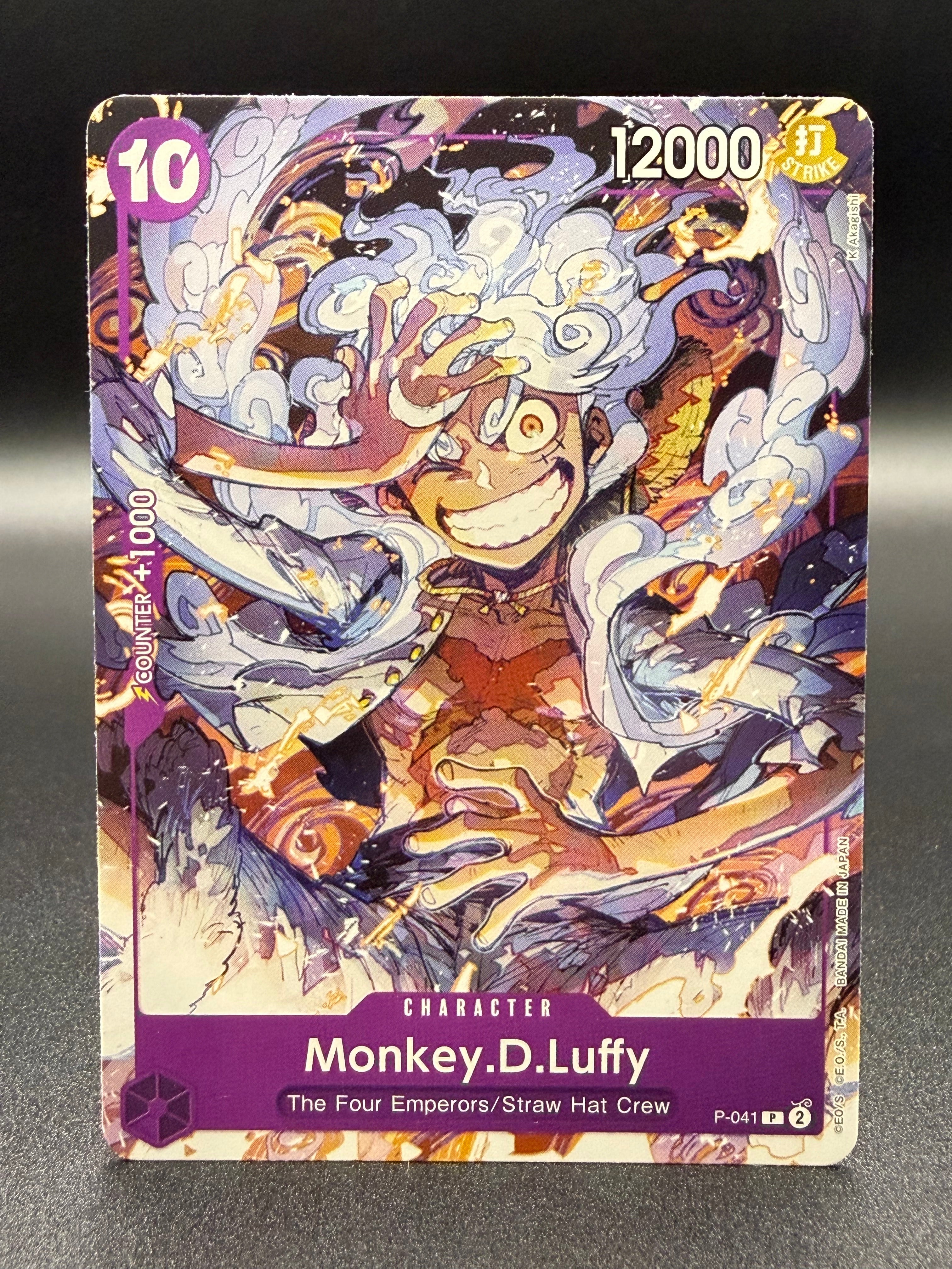 Monkey.D.Luffy P-041 - Promo - Near Mint One Piece Card Single