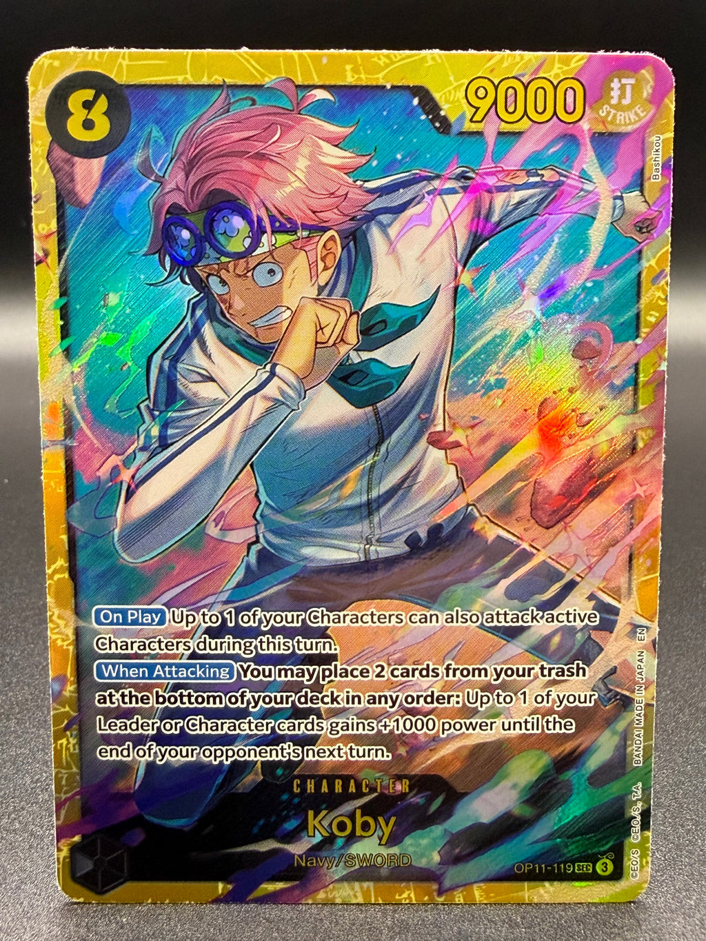 Koby OP11-119 SEC - A Fist of Divine Speed - Excellent One Piece Card Single