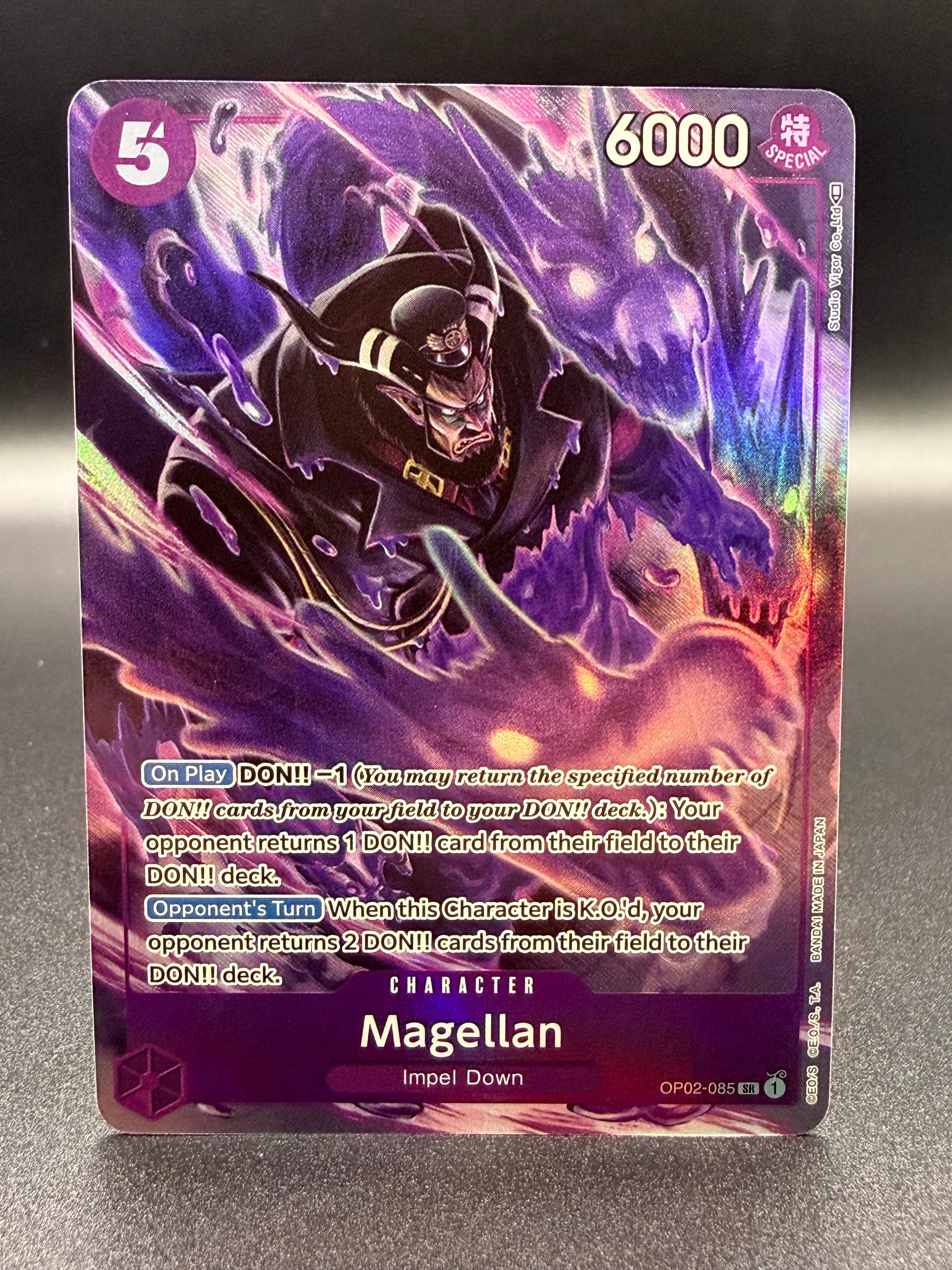 Magellan OP02-085 - Alternate Art - Paramount War - Near Mint One Piece Card Single