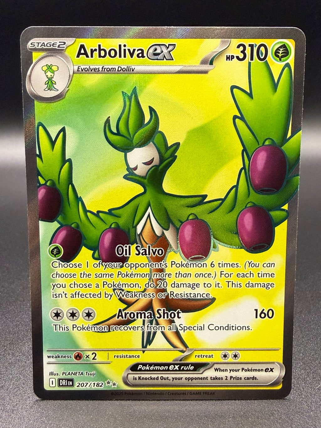 Arboliva ex 207/182 - Destined Rivals - Near Mint Pokémon Card Single