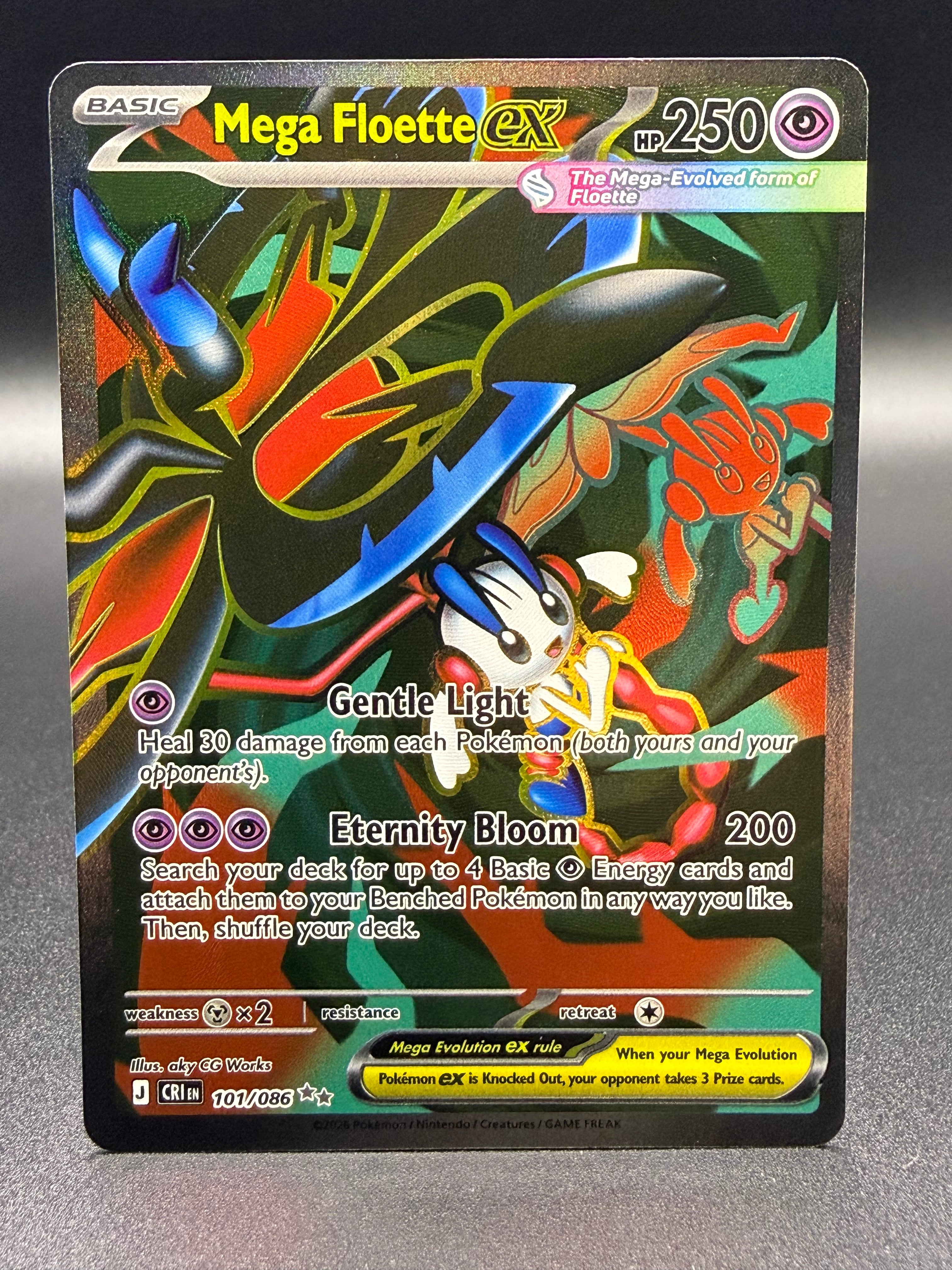 Mega Floette ex 101/086 - Chaos Rising - Near Mint Pokémon Card Single