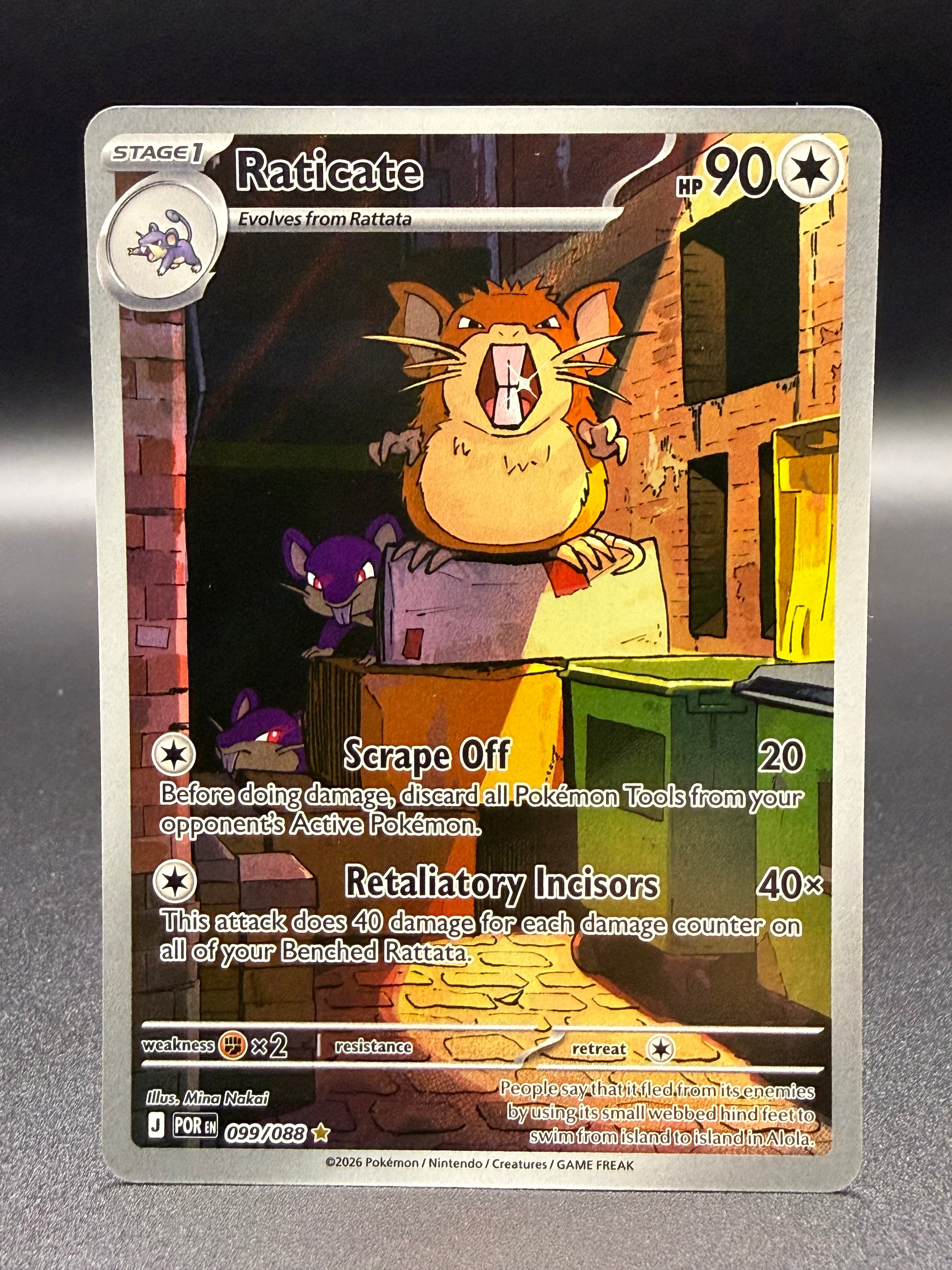 Raticate 099/088 - Perfect Order - Near Mint Pokémon Card Single