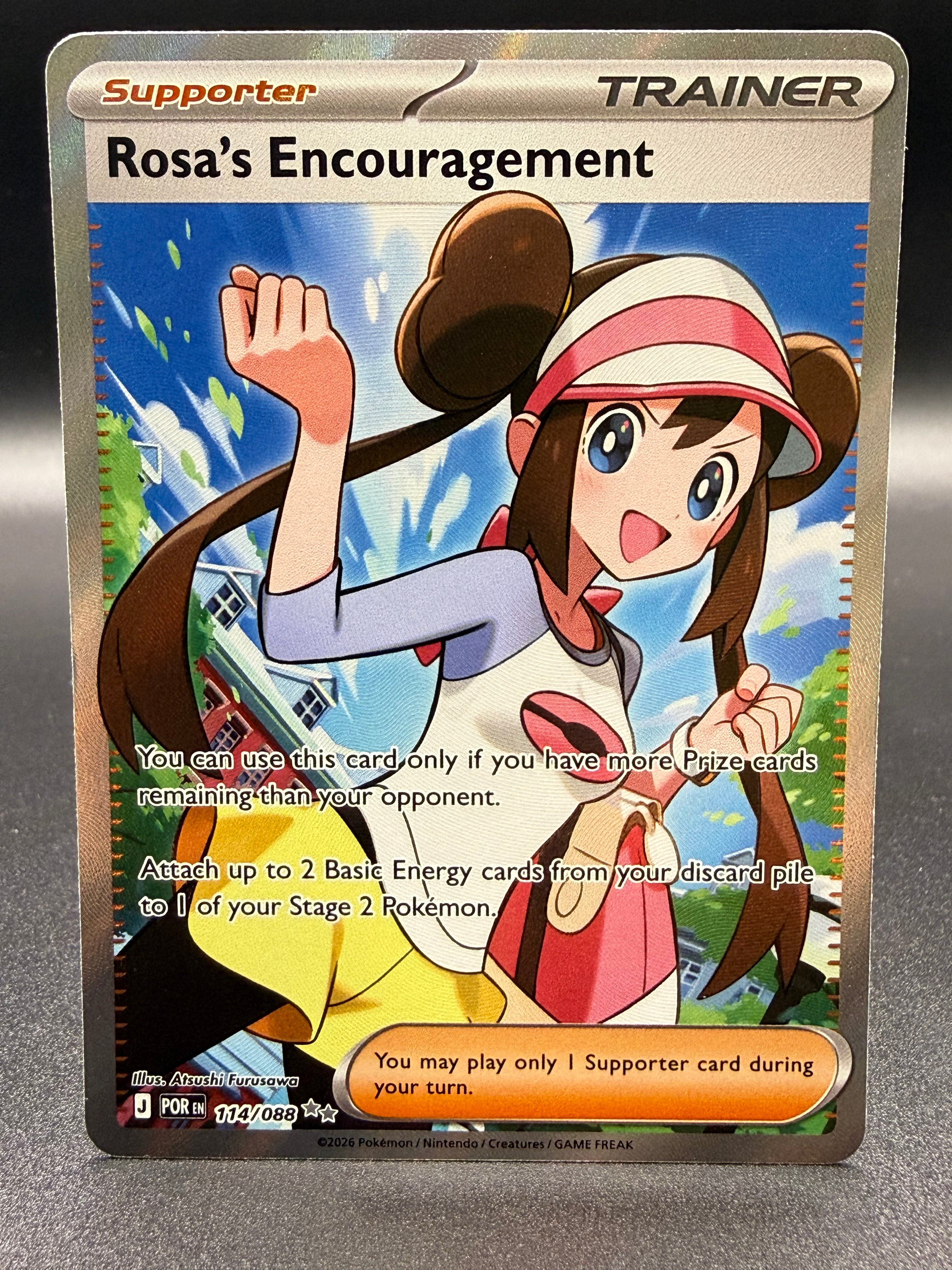 Rosa’s Encouragement 114/088 - Perfect Order - Excellent Pokémon Card Single