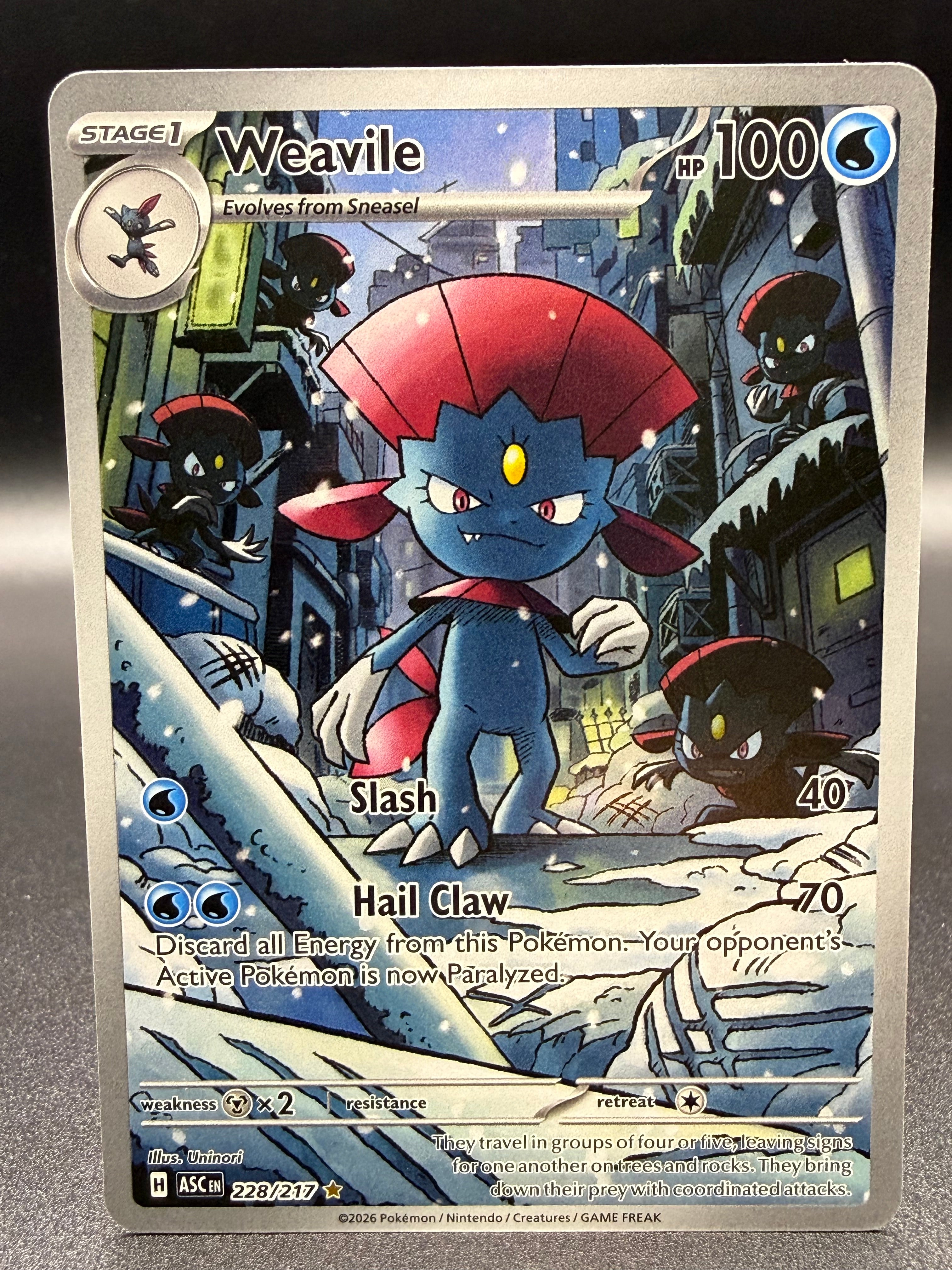 Weavile 228/217 - Ascended Heroes - Near Mint Pokémon Card Single