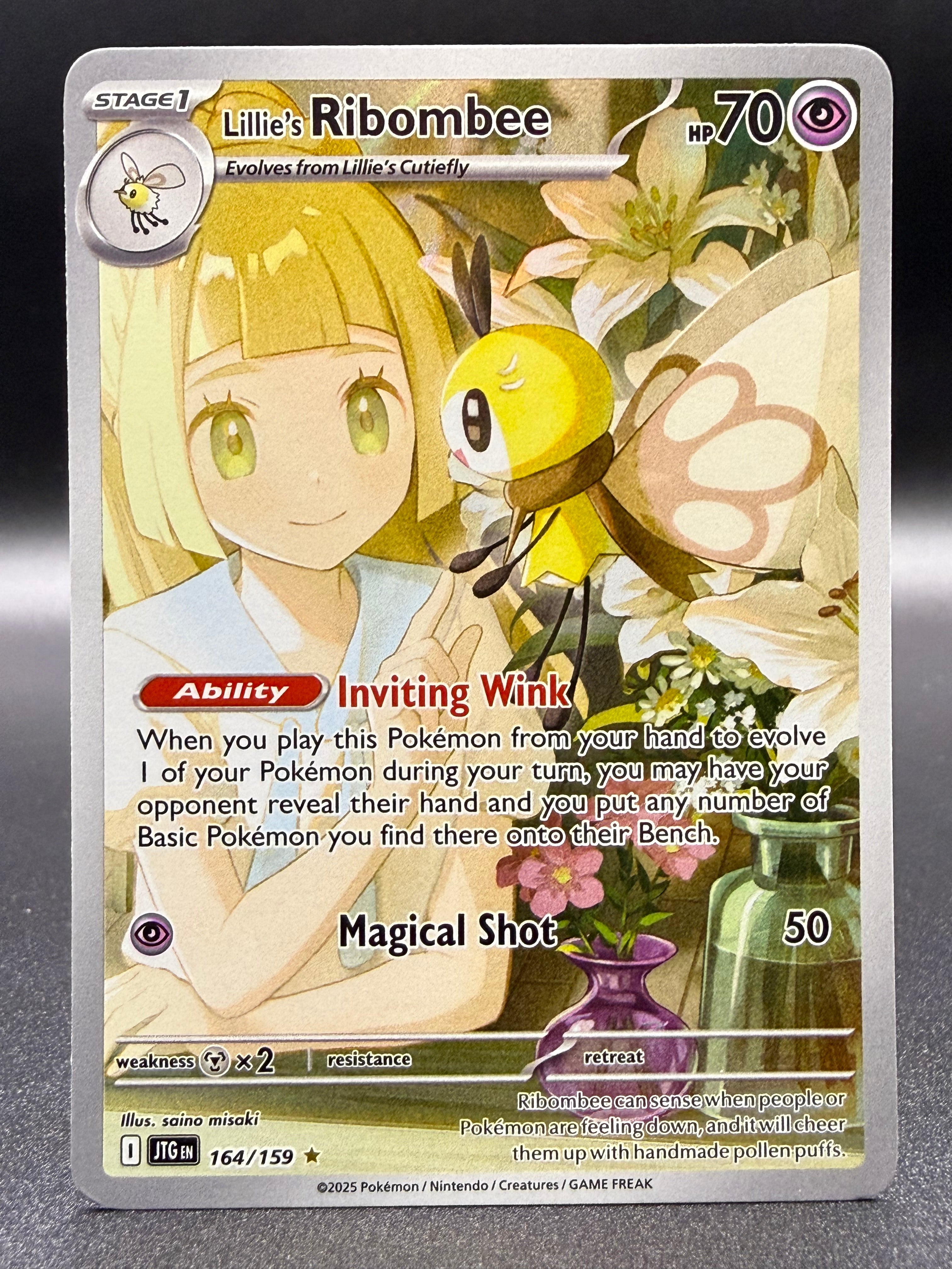 Lillie’s Ribombee 164/159 - Journey Together - Lightly Played Pokémon Card Single