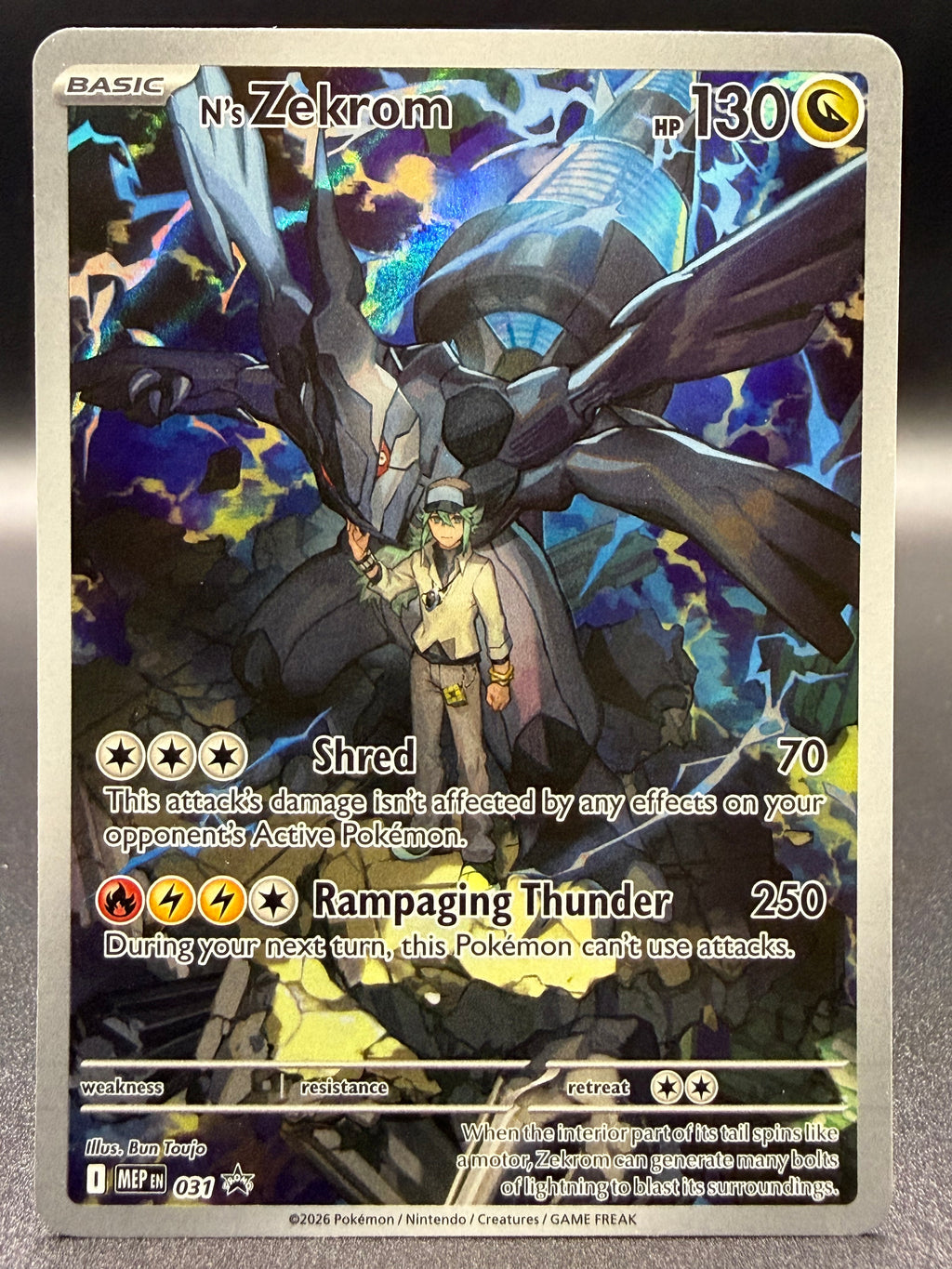 N’s Zekrom MEP031 - Ascended Heroes Promo - Near Mint Pokémon Card Single