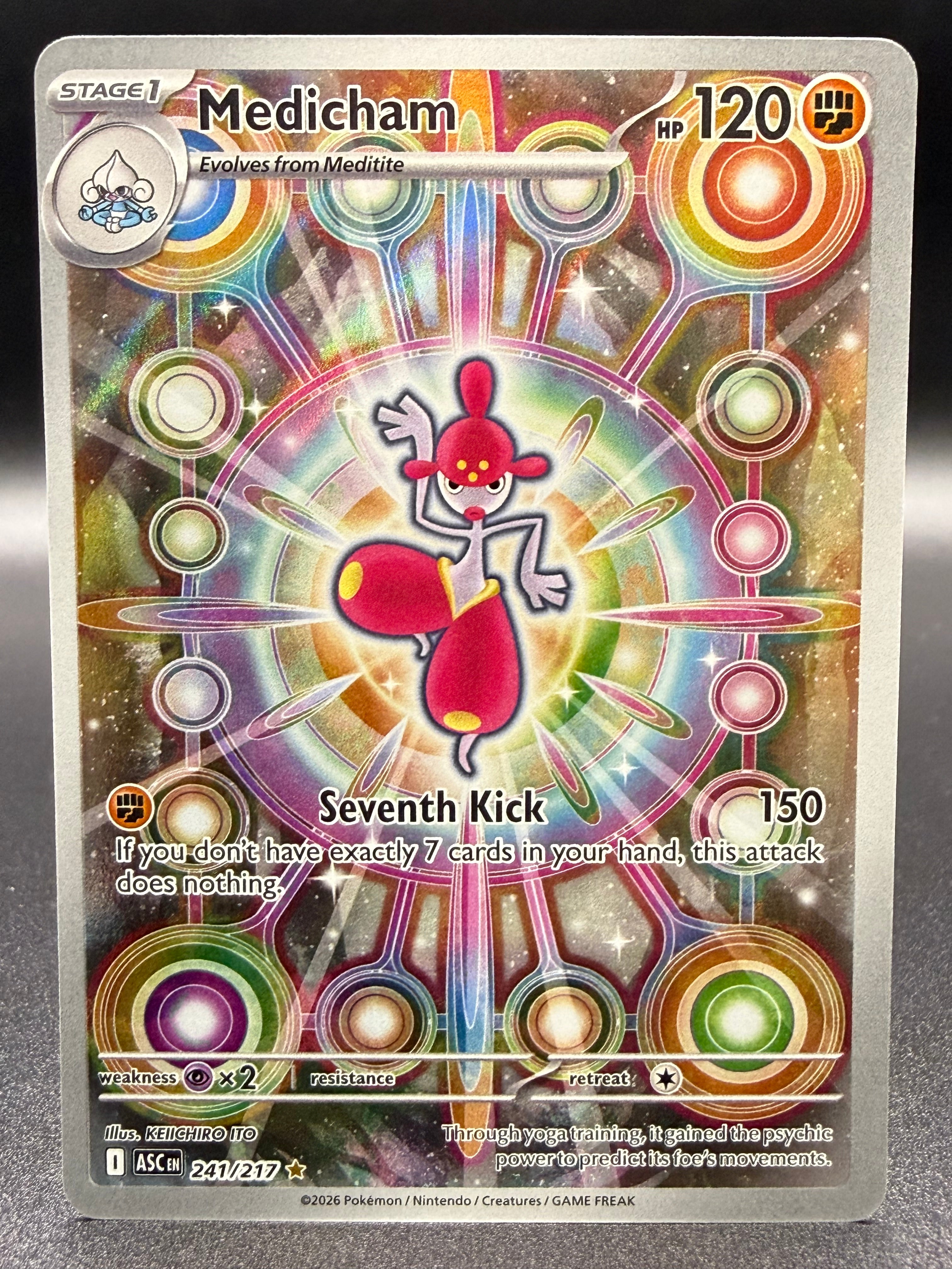 Medicham 241/217 - Ascended Heroes - Near Mint Pokémon Card Single