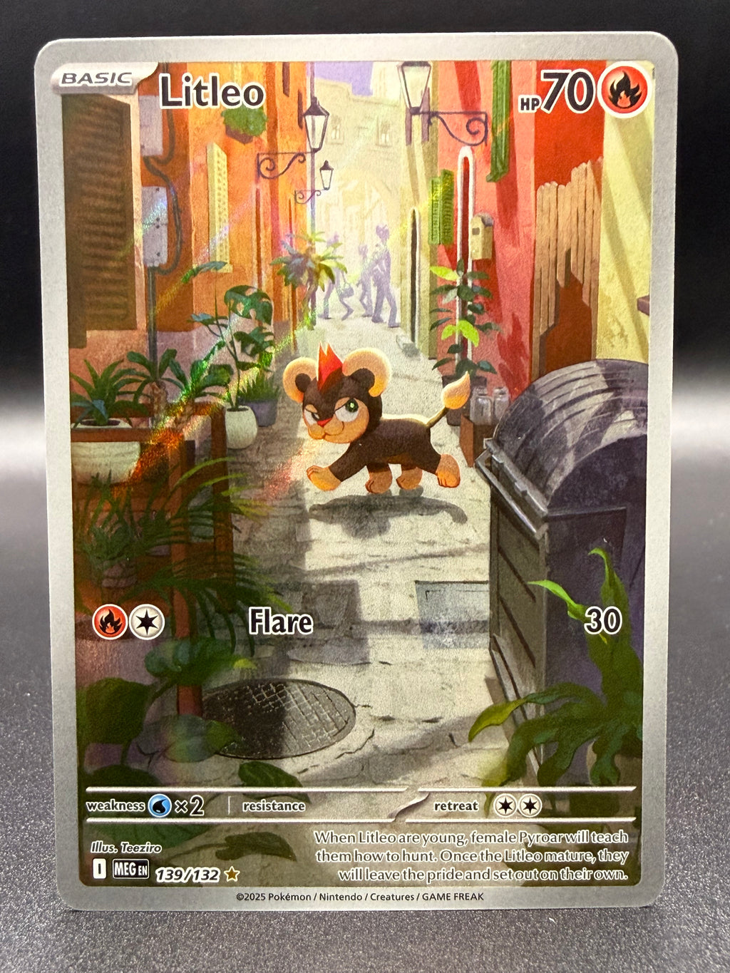 Litleo 139/132 - Mega Evolution - Excellent Pokémon Card Single