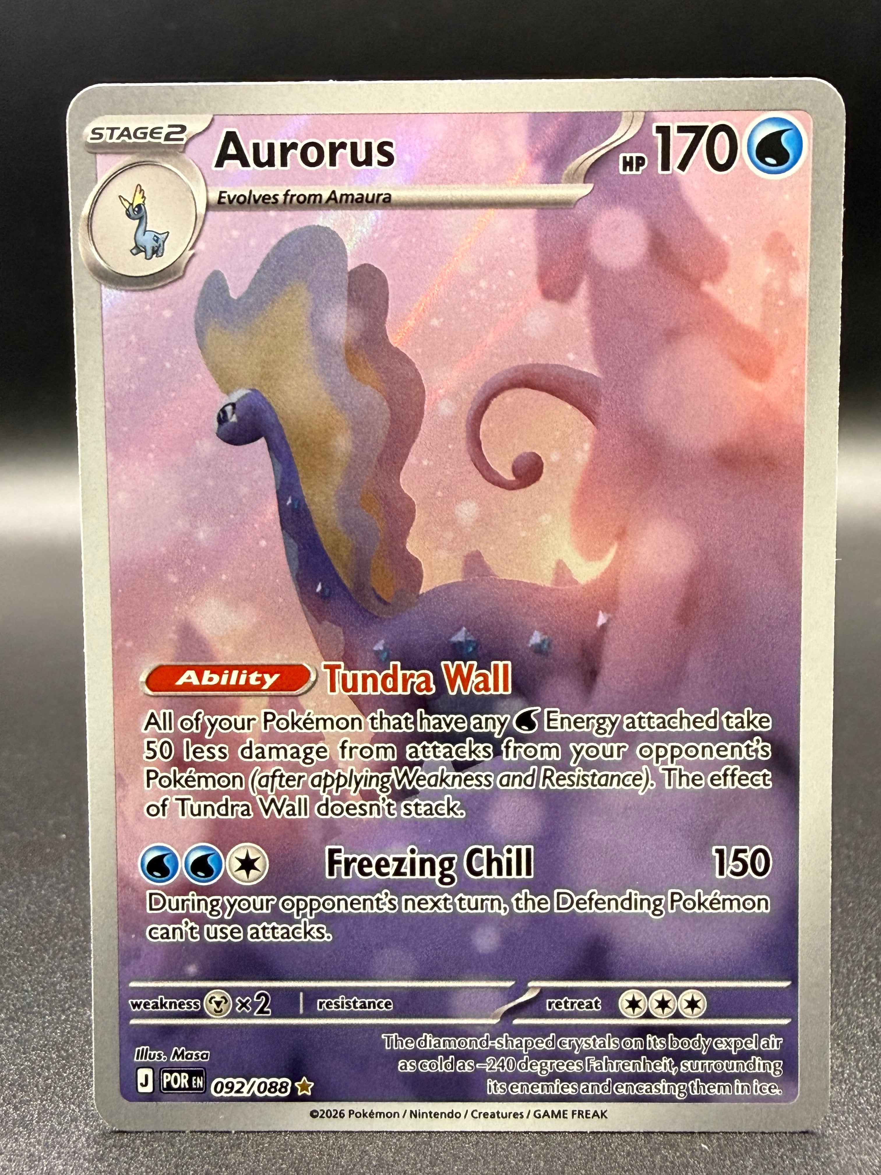 Aurorus 092/088 - Perfect Order - Near Mint Pokémon Card Single