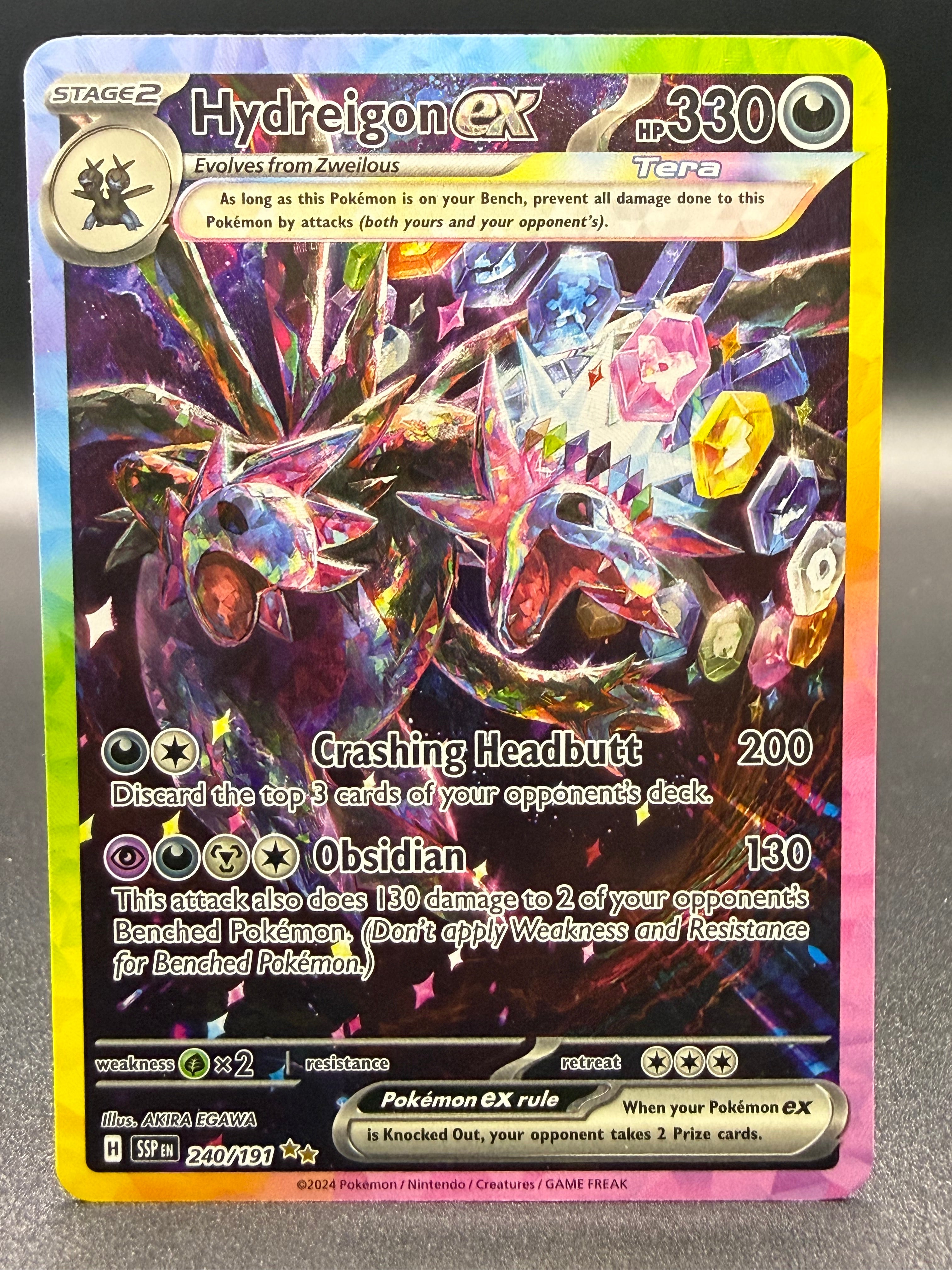 Hydreigon ex 240/191 - Surging Sparks - Excellent Pokémon Card Single