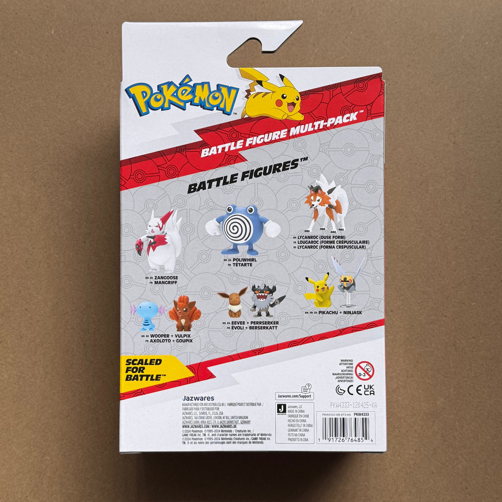 Pokémon Battle Ready Battle Figure Multi Pack - Pikachu, Turtwig, Chimchar and Piplup